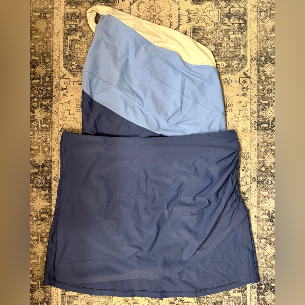 Summersalt Sidestroke with Ruched Swim Skirt